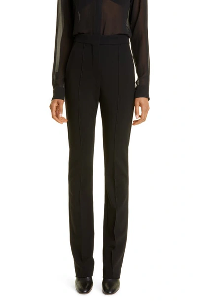 Max Mara Lari Pleated Straight-leg Trouser Trousers In Black