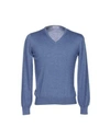 Gran Sasso Sweaters In Slate Blue