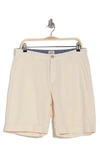 Faherty Malibu Linen & Cotton Chino Shorts In Stone