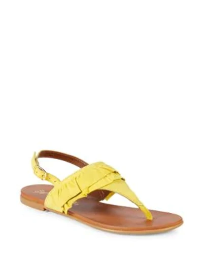 Seychelles Heavy Hitter Slingback Thong Suede Sandals In Nocolor