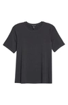 Eileen Fisher Short Sleeve Crewneck T-shirt In Graphite