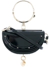 Chloé Patent Minaudiere Nile Bag In Blue