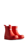 Hunter Kids' Play Waterproof Short Boot In Red