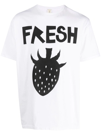 Westfall Graphic-print Cotton T-shirt In White