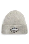 Patagonia Brodeo Wool Stocking Cap - Grey In Drifter Grey