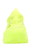 Berness Nikki Embellished Sneaker In Neon Yellow