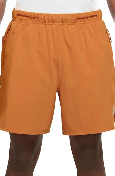 Nike Acg New Sands Straight-leg Dri-fit Shorts In Orange