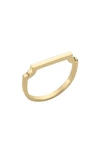 Monica Vinader Signature 18ct Yellow-gold Vermeil Thin Ring