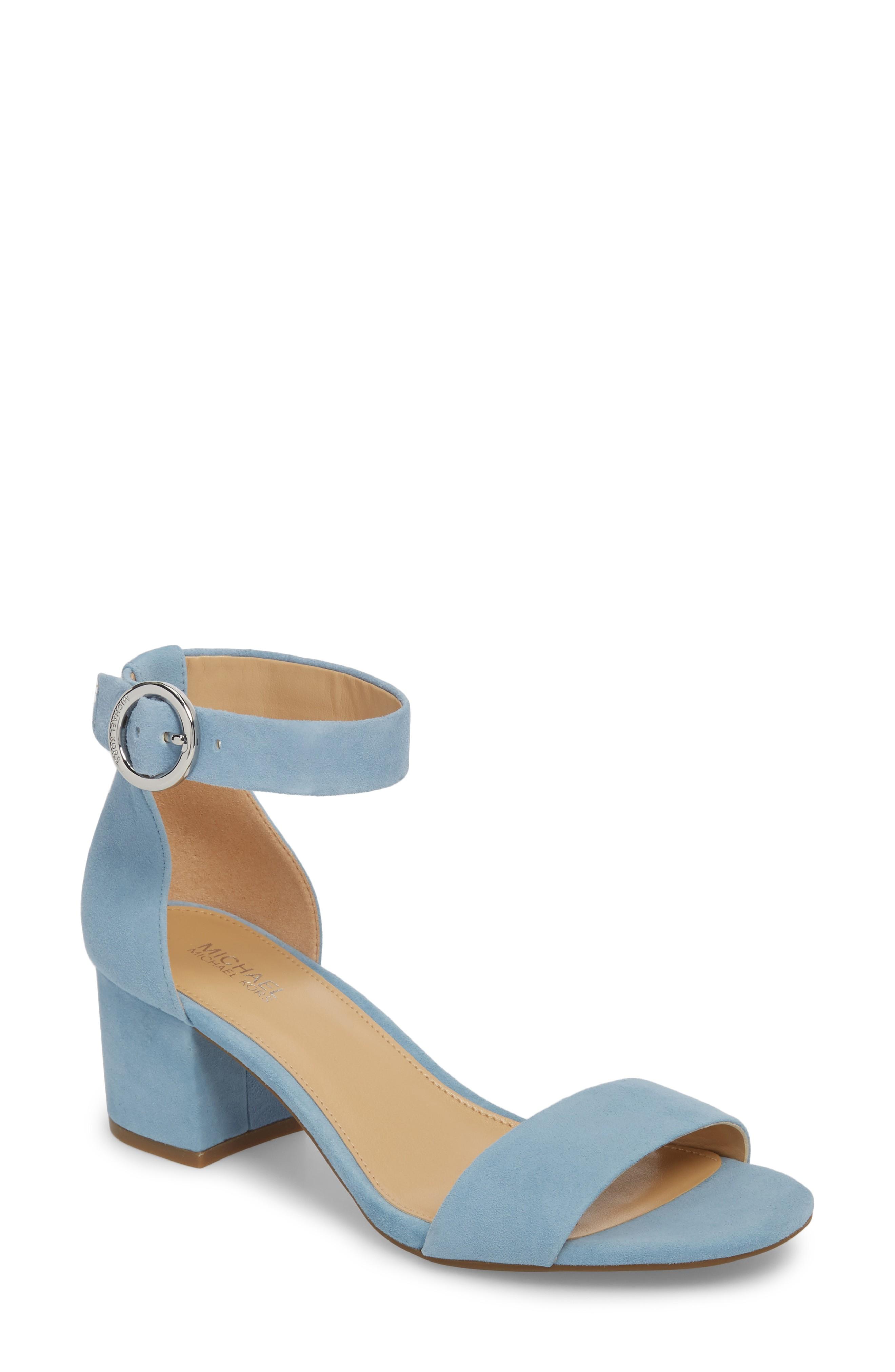 michael kors heels blue