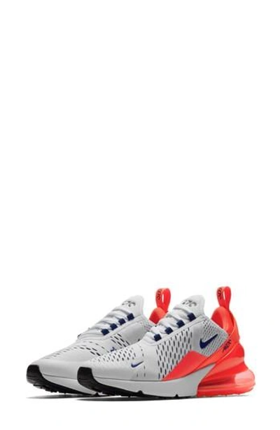 Nike Air Max 270 Sneaker In White/ Ultramarine