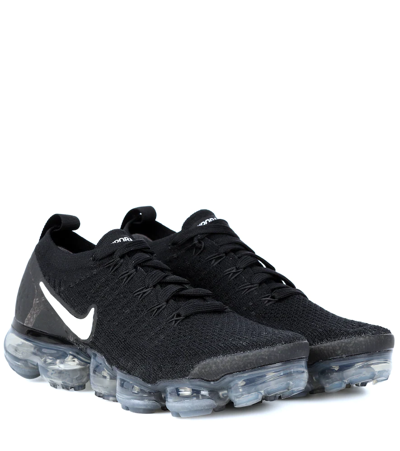 Nike Air Vapormax Flyknit 2 Running Sneakers In Black