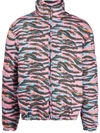 Erl Printed Quilted Puffer In Multi