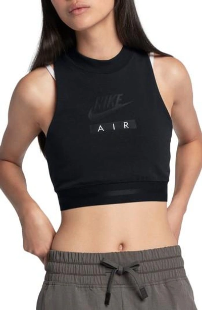 Nike Crop Top In Black/ Black/ Black