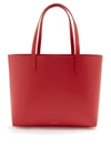 Mansur Gavriel Red-lined Leather Tote Bag