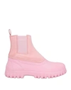 Diemme Panelled Ankle-length Boots In Pink