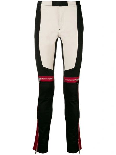 Givenchy Motocross Neoprene Biker Pants In Black