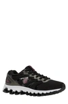 K-swiss Tubes Scorch Athletic Sneaker In Blk/blk Panther/fstvl Fuchsia