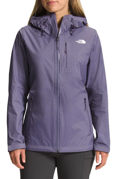 The North Face Alta Vista Water Repellent Hooded Jacket In Lunar Slate