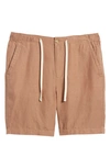 Vince Lightweight Hemp Shorts In Sequoia