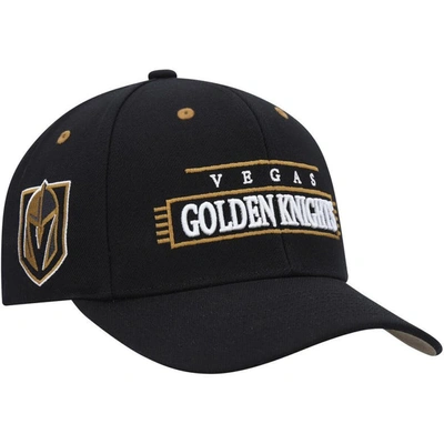 Mitchell & Ness Men's  Black Vegas Golden Knights Lofi Pro Snapback Hat