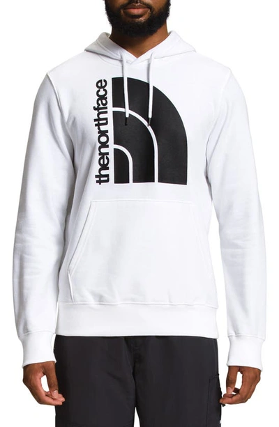 The North Face Jumbo Half Dome Hoodie In Tnf White,tnf Black