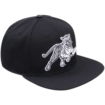 Pro Standard Black Jackson State Tigers Arch Over Logo Evergreen Snapback Hat