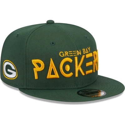 New Era Green Green Bay Packers Word 9fifty Snapback Hat