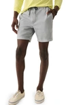 Faherty Essential Drawstring Short (6.5" Inseam) In Rocky Grey