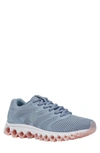 K-swiss Tubes Scorch Athletic Sneaker In Ashley Blue/ Peach Whip/ Ice