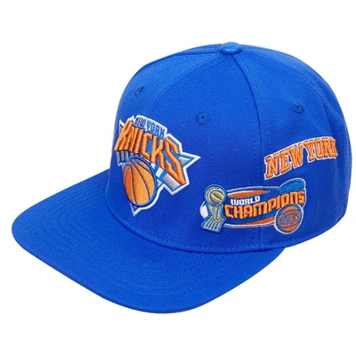 Post Royal New York Knicks Championship Capsule Snapback Hat
