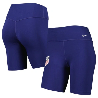 Nike Navy Usmnt Performance Biker Shorts In Blue