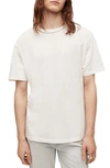 Allsaints Otto Cotton Crewneck T-shirt In Chalk White