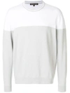 Michael Kors Colour Block Sweatshirt In Grey