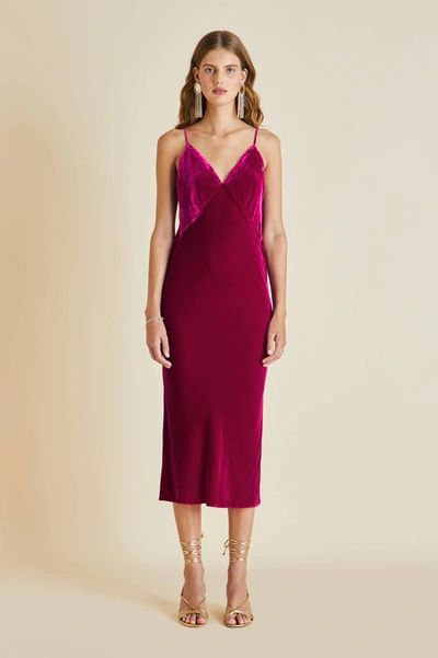 olivia von halle issa silk dress Olivia von Halle