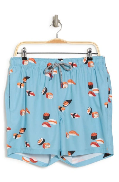 Rainforest Rock & Roll Trunks In Sky Blue