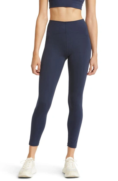 Outdoor Voices Blue Freeform 7/8 Contour Leggings In Navy
