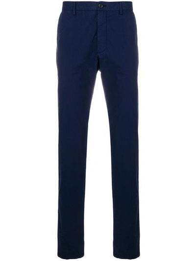 Z Zegna Classic Chinos In Blue