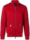 Blood Brother Web Jacket In Red