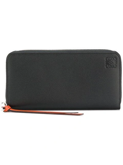Loewe Zip Around Wallet - Black