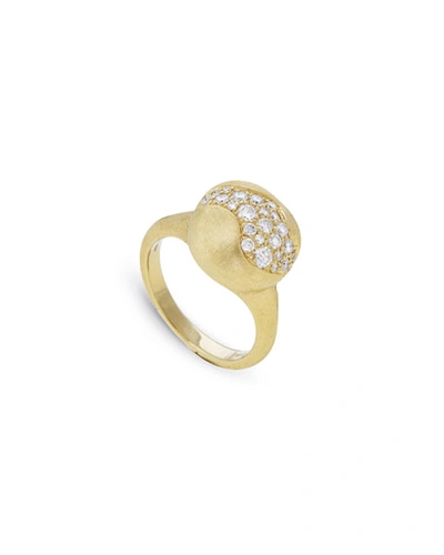 Marco Bicego 18k Yellow Gold Africa Constellation Pave Diamond Ring In White/gold
