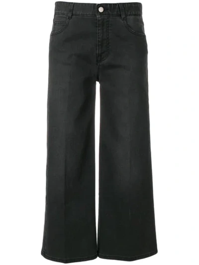 Stella Mccartney All Is Love Cropped Jeans In Black