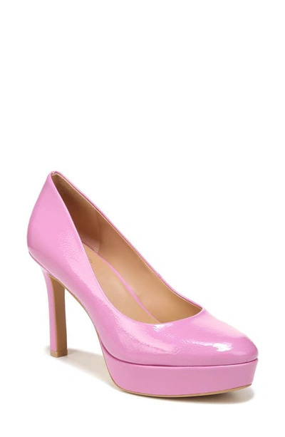 Naturalizer Camilla Patform Pump In Wild Rose Patent Leather