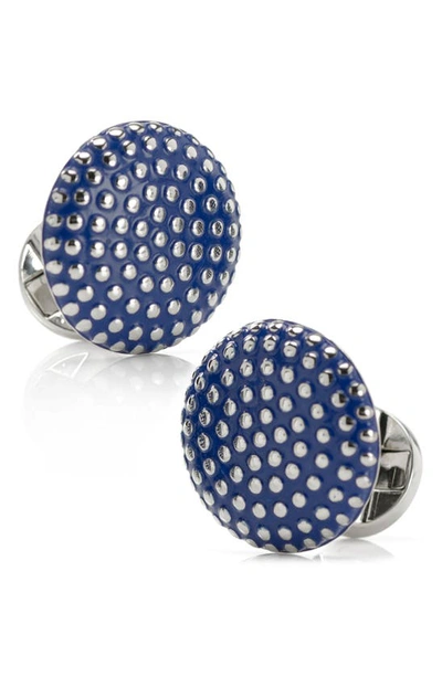 Cufflinks, Inc Dot Cuff Links In Navy