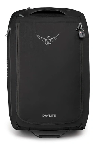 Osprey Daylite 85l 28-inch Wheeled Duffle Bag In Black