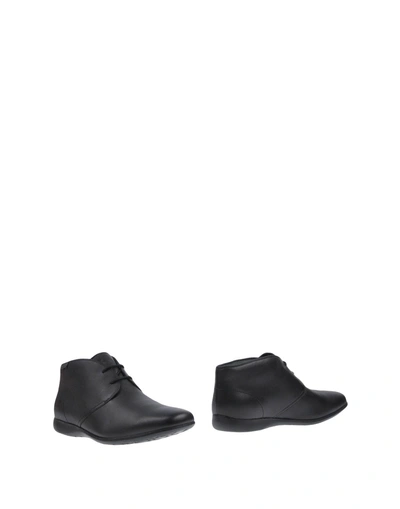 Camper Ankle Boots In Black