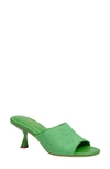 Kate Spade Malibu Summer Raffia Slide Sandals In  Green