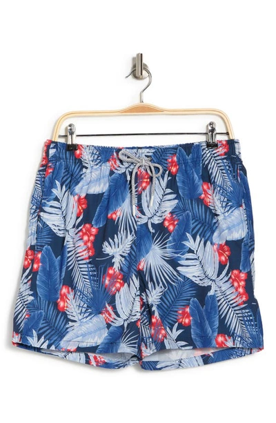 Rainforest Hot Tropics Swim Trunks In Navy