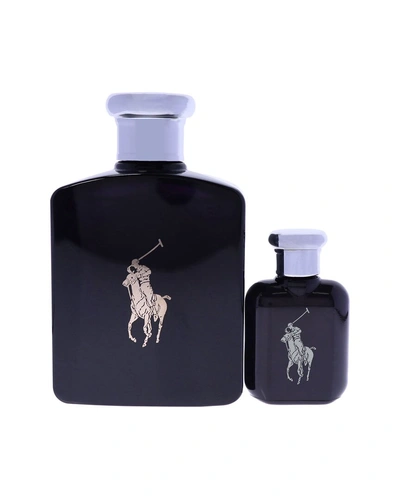 Ralph Lauren Men's Polo Black Edt Spray 2pc Gift Set