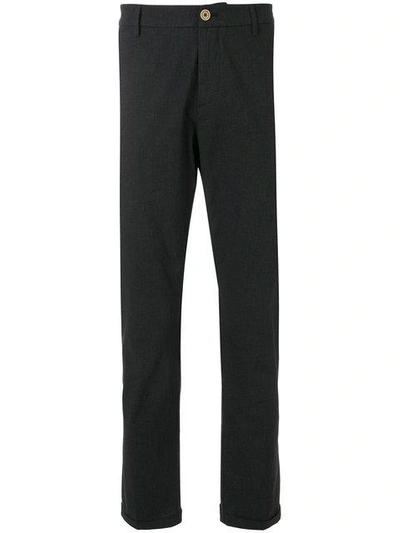 Pence Straight Leg Trousers In Grey