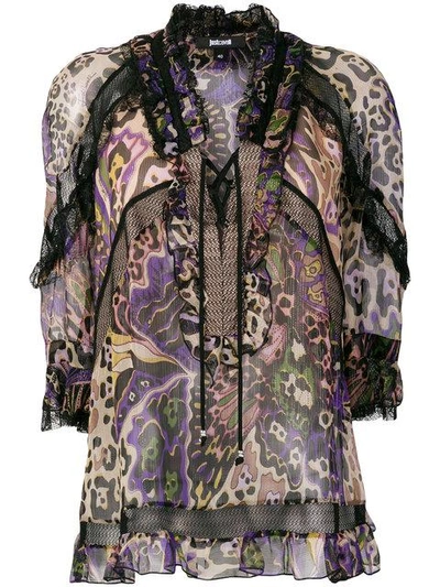 Just Cavalli Patterned Blouse